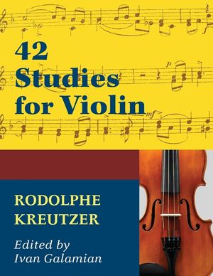 42 Studies for Violin by Rodolphe Kreutzer image number 0