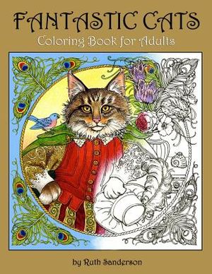 Fantastic Cats: Coloring Book for Adults image number 0