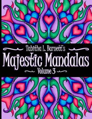 Majestic Mandalas Volume 3: Adult Coloring Book featuring 65 hand-drawn unique mandalas image number 0