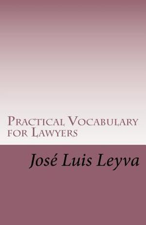 Practical Vocabulary for Lawyers: English-Spanish Legal Glossary image number 0