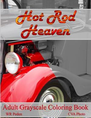 Hot Rod Heaven: Adult Grayscale Coloring Book image number 0