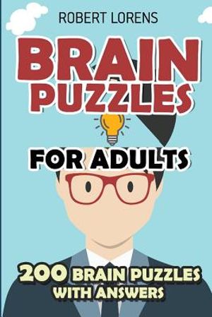 Brain Puzzles for Adults: Area Division Puzzles - 200 Brain Puzzles with Answers image number 0