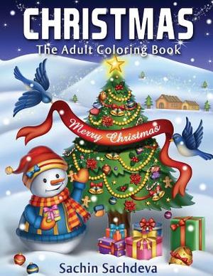 Christmas: The Adult Coloring Book (Relaxing & Creative Coloring Book) image number 0