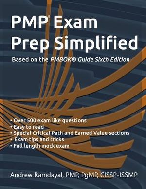 Pmp Exam Prep Simplified: Based on Pmbok(r) Guide Sixth Edition image number 0