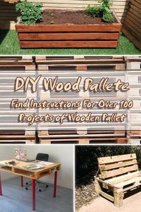 DIY Wood Pallete: Find Instructions For Over 100 Projects of Wooden Pallet: (DIY palette projects)