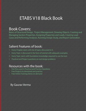 ETABS V18 Black Book image number 0