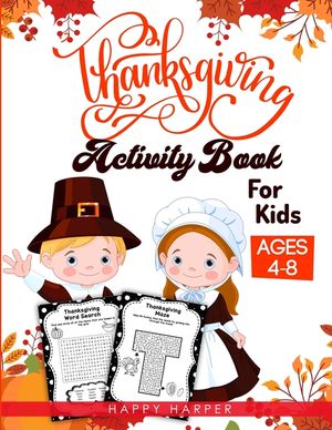 Thanksgiving Activity Book For Kids image number 0