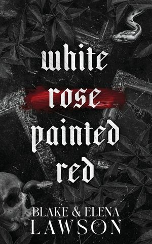 White Rose Painted Red image number 0