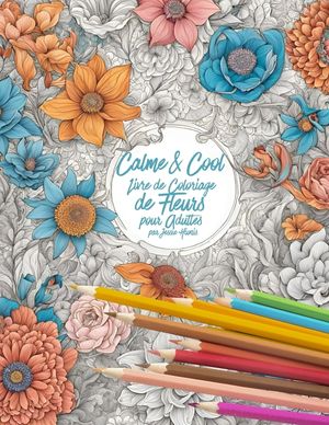Calme & Cool, Livre de Coloriage de Fleurs pour Adultes B: Livre de coloriage antistress pour adultes Adult Flower Coloring Book for Relaxation and Cr image number 0