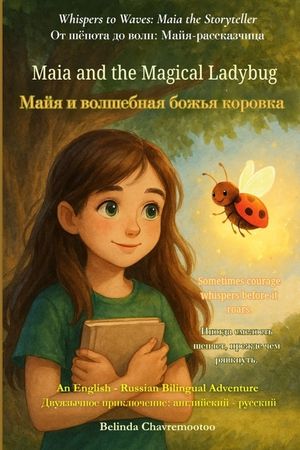 Maia and the Magical Ladybug (An English - Russian Bilingual Adventure): Sometimes courage whispers before it roars. image number 0