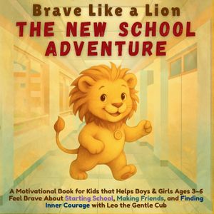 Brave Like a Lion - The New School Adventure: A Motivational Story for Kids that Helps Boys & Girls Aged 3-6 About Starting School, Making Friends, an image number 0