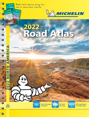Michelin North America Road Atlas 2022 USA - Canada - Mexico image number 0