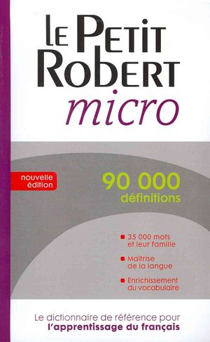 Le Petit Robert Micro image number 0