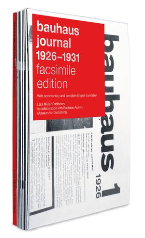 Bauhaus Journal 1926-1931: Facsimile Edition image number 0