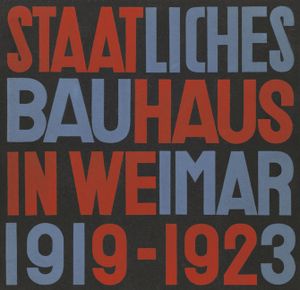 Staatliches Bauhaus in Weimar 1919-1923 image number 0