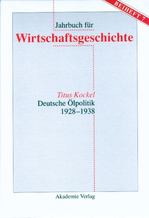 Deutsche &Ouml;lpolitik 1928-1938 image number 0