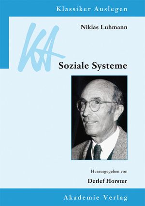 Niklas Luhmann: Soziale Systeme image number 0