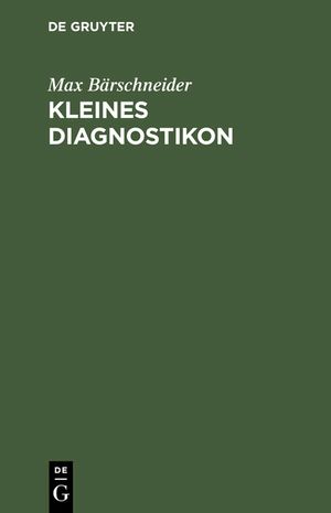 Kleines Diagnostikon image number 0