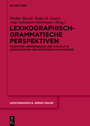 Lexikographisch-grammatische Perspektiven image number 0