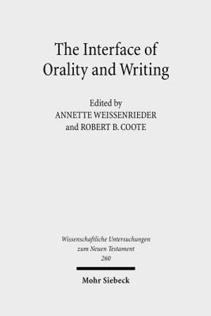 The Interface of Orality and Writing: Speaking, Seeing, Writing in the Shaping of New Genres image number 0