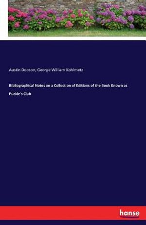 Bibliographical Notes on a Collection of Editions of the Book Known as Puckle's Club image number 0