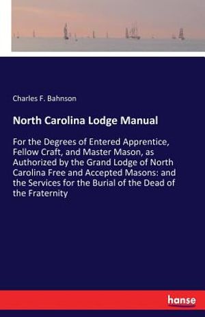 North Carolina Lodge Manual image number 0