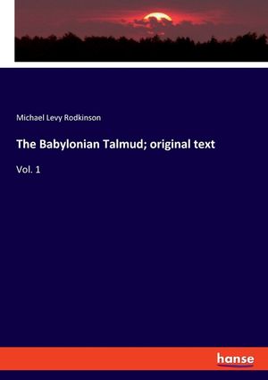 The Babylonian Talmud; original text: Vol. 1 image number 0