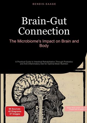 Brain-Gut Connection: The Microbiome's Impact on Brain and Body: A Practical Guide to Intestinal Rehabilitation Through Probiotics and Anti-inflammato image number 0