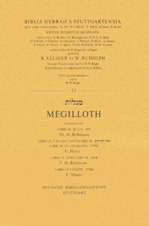 Hebrew Ruth, Esther, Ecclesiastes, Song of Solomon and Lamentations-FL image number 0