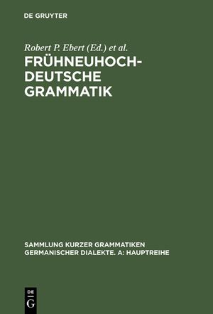 Fr&uuml;hneuhochdeutsche Grammatik image number 0