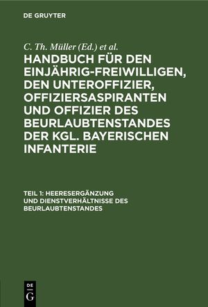 Heereserg&auml;nzung Und Dienstverh&auml;ltnisse Des Beurlaubtenstandes image number 0