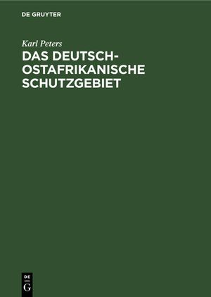 Das Deutsch-Ostafrikanische Schutzgebiet image number 0