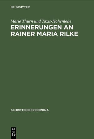 Erinnerungen an Rainer Maria Rilke image number 0