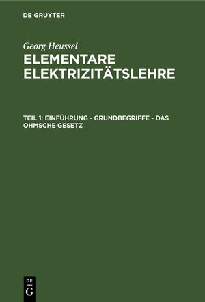 Einf&uuml;hrung - Grundbegriffe - Das Ohmsche Gesetz image number 0