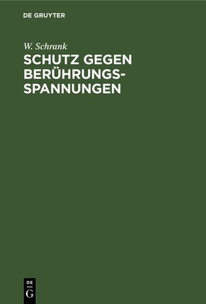 Schutz gegen Ber&uuml;hrungsspannungen image number 0