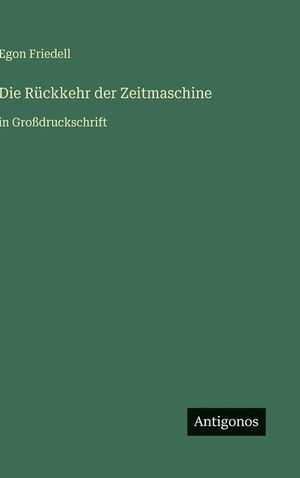 Die R&uuml;ckkehr der Zeitmaschine: in Gro&szlig;druckschrift image number 0