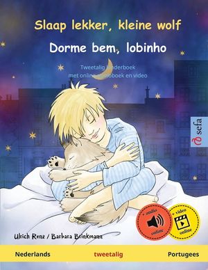 Slaap lekker, kleine wolf - Dorme bem, lobinho (Nederlands - Portugees): Tweetalig kinderboek image number 0