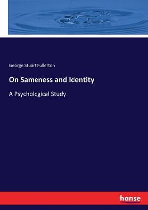 On Sameness and Identity image number 0