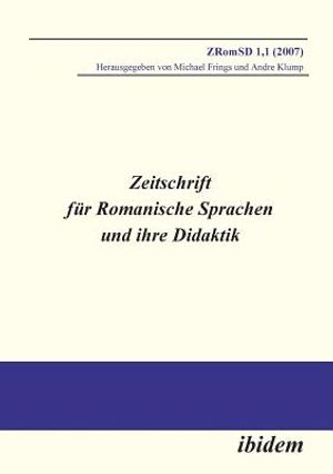Zeitschrift f&uuml;r Romanische Sprachen und ihre Didaktik. Heft 1.1 image number 0
