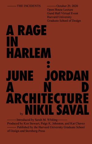 Rage in Harlem: June Jordan and Architecture image number 0