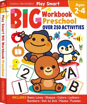 Play Smart Big Workbook Preschool Ages 2-4: At-Home Activity Workbook image number 0