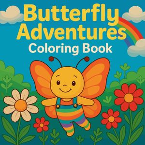 Butterfly Adventures - Coloring Book image number 0