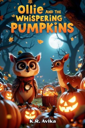 Ollie and the Whispering Pumpkins: Mystery Halloween Picture Book for Kids Ages 3-6 Mildly Spooky Tale with Cute Animal Characters image number 0
