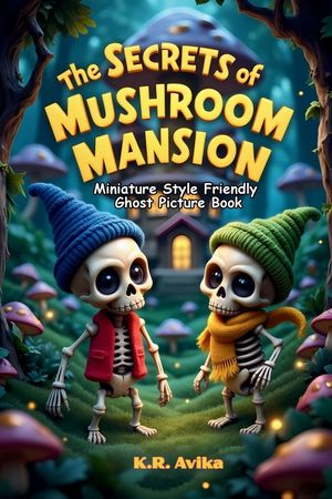 The Secrets of Mushroom Mansion: Miniature Style Friendly Ghost Picture Book Storybook with Extra Fun - Coloring, Rhymes, Jokes, and Tongue Twisters f image number 0