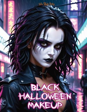 Black Halloween Makeup: Gothic and Horror Guide-Step-by-Step Face Painting and Dark Designs for Halloween image number 0
