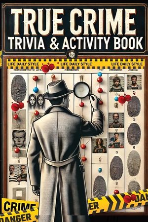Criminal Cases Trivia and Activity Book: Real-Life Crime Puzzles and Brain Games - Explore Cases and Criminal Profiles in a Captivating Collection for image number 0