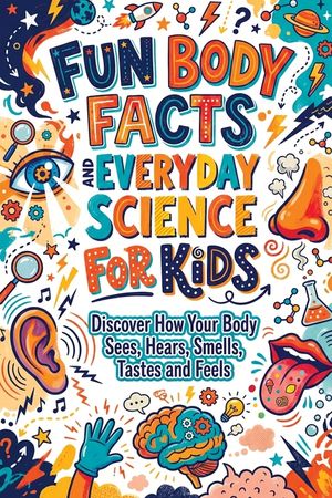 Fun Body Facts and Everyday Science for Kids: Discover How Your Body Sees, Hears, Smells, Tastes and Feels image number 0