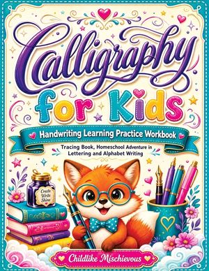 Kids Calligraphy Adventures: Workbook for Young Artists - Mastering the Art of Beautiful Letters and Creative Words image number 0