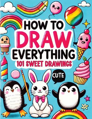 How to Draw Everything: Step by Step Drawing Guide for Kids - Over 101 Fun and Easy Ways to Learn Simple and Creative Sketches of Adorable Ani image number 0