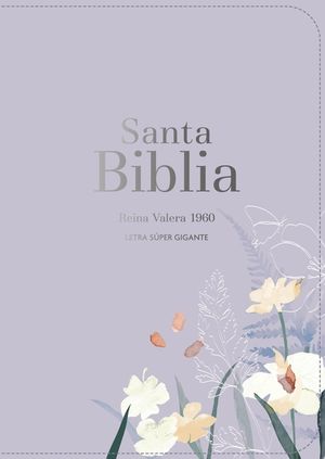 Biblia Rvr 1960 Letra S&uacute;per Gigante S&iacute;mil Piel Lavanda (Bible Rvr 1960 Super Giant Print Leatherlike Lavendar (Spanish Edition) image number 0